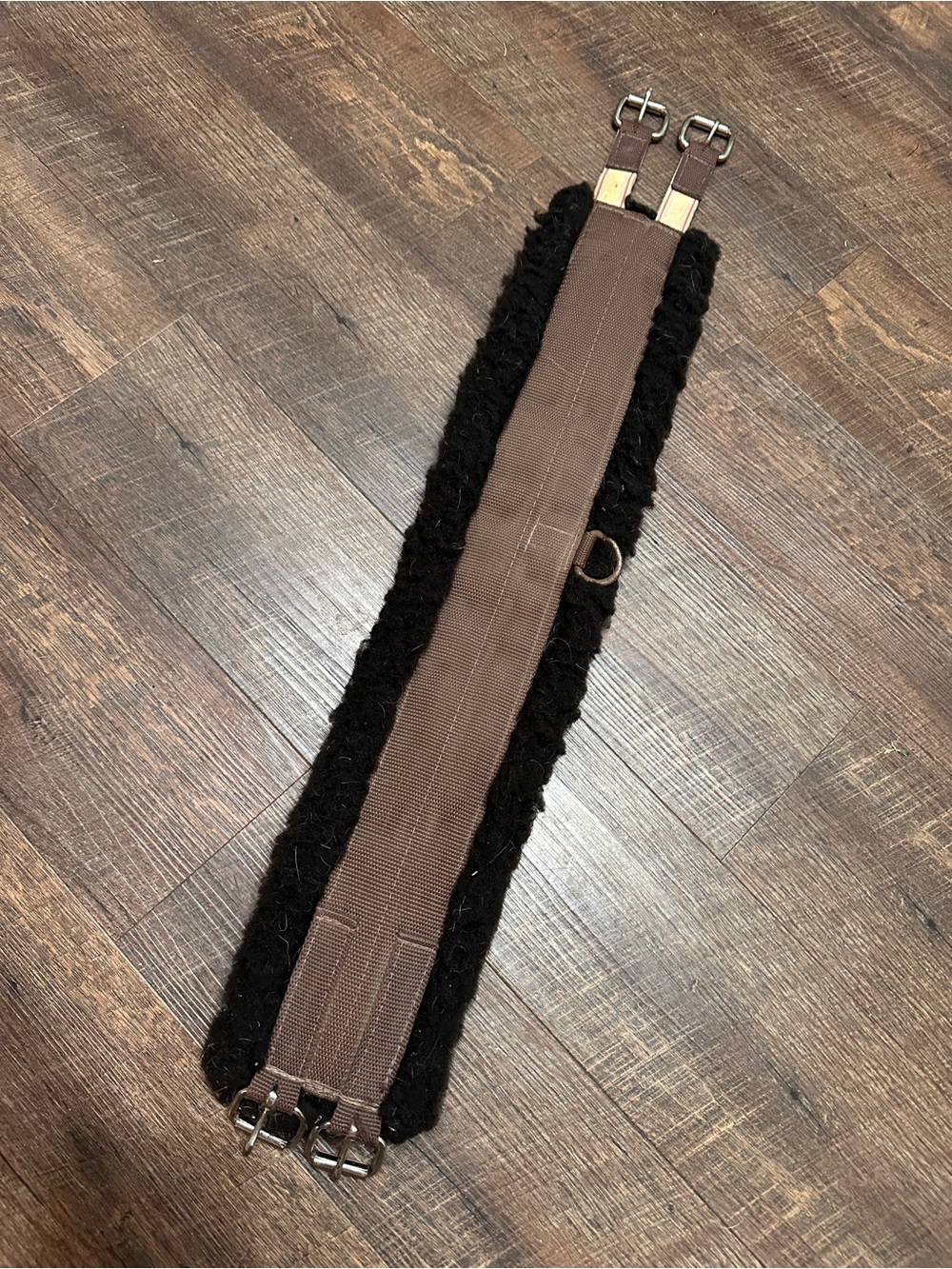 Horse Tack - 32” Brown Fleece English Girth